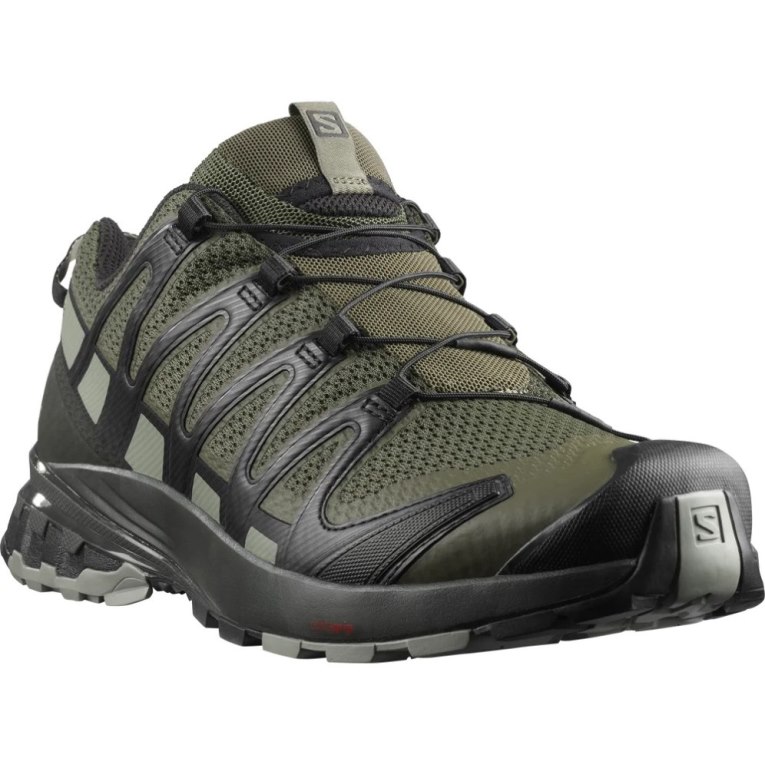 Tenis Para Trail Running Salomon Xa Pro 3d V8 Hombre Verde Oliva Negros | MX IECS523